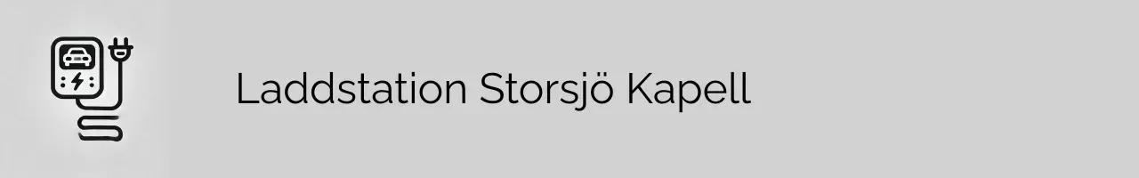 Laddstation Storsjö Kapell